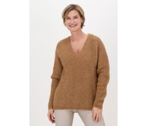 Knit-ted Damen Pullover & Cardigans Sara Pullover - Camel