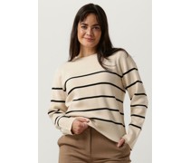 Selected Femme Damen Pullover Slfliva Ls Knit O-neck - Beige