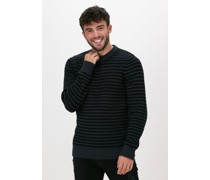 Selected Homme Herren Pullover Slhdavis Ls Knit Crew Neck U - Grau