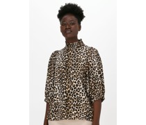 Lollys Laundry Damen Blusen Bobby Top - Leopard