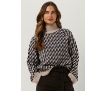 Object Damen Pullover & Cardigans Lida L/s Knit Pullover 123 - Sand