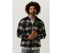 Selected Homme Herren Hemden Loosepablo Ls Check - Dunkelblau