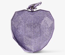 Faceted Heart Clutch