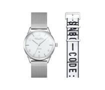 Set Code TS weiße Uhr und weißes Urban Armband