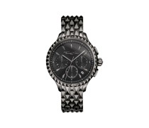 Damenuhr Rebel at Heart Chronograph schwarz