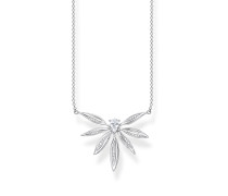 Kette Blätter silber