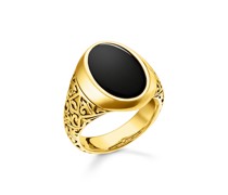 Ring schwarz-gold