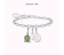 CHARMISTA Starter Set Glücksschildkröte Silber