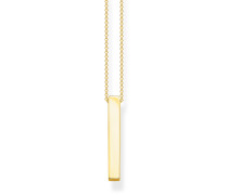 Kette Quader gold mit Gravur