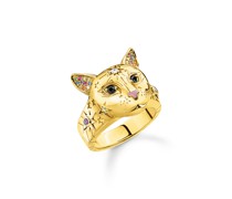 Ring Katze gold