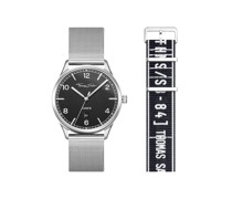 Set Code TS schwarze Uhr und schwarzes Urban Armband