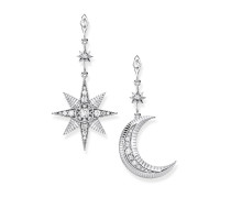 Ohrringe Royalty Stern und Mond