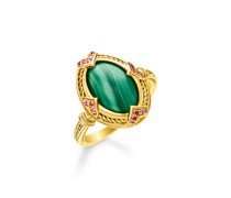 Ring grüner Stein gold