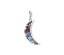 Charm-Anhänger Mond Abalone Perlmutt türkis