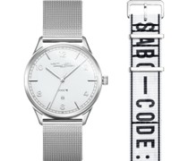 Set Code TS weiße Uhr und weißes Urban Armband