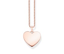 Kette Herz roségold mit Gravur