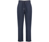 Joggpants aus softem Jersey mit mattem Glanz