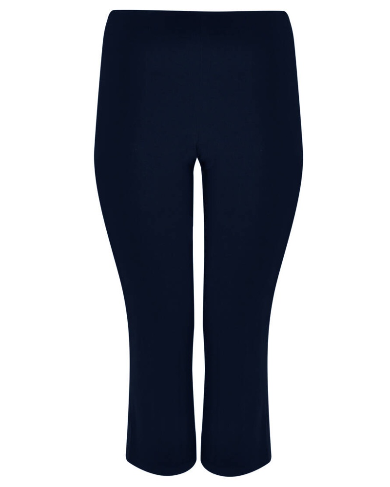 YOEK Damen Culotte 7/8 Länge gerade geschnitten