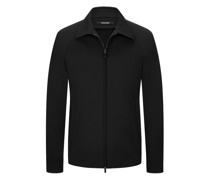 Leichter Business-Blouson Stretch-Qualität Schwarz
