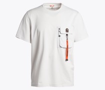 Parajumpers Softes T-Shirt mit Brusttasche und Rescue Puller