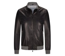 Leichter Blouson aus Lammleder Marine
