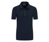 Softes Poloshirt, Viskose-Stretch Blau