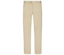 Softe Baumwoll-Chino mit Stretchanteil, Tourist 2.0 Beige