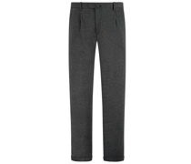 Chino 'Active-Jersey', Slim Fit Mittelgrau
