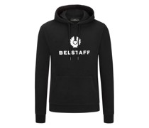 Hoodie mit Logo-Print Schwarz