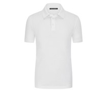 Trusted Handwork, Poloshirt softer Jersey-Qualität Weiß