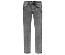 Nine The Morning, Gewaschene Jeans, Rock, Slim Fit Anthrazit