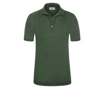 John Smedley Softes Strick-Poloshirt in Jersey-Qualität