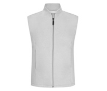 Softe Jersey-Weste mit Stretch Weiß
