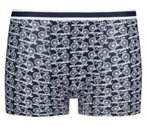 Boxer-Trunk mit Muster Marine