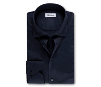Hemd elastischer Jersey-Qualität Marine