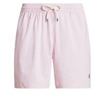 Badehose mit Streifenmuster Pink