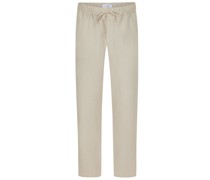 Leinenhose Patrick mit Tunnelzug Beige