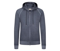 Strickjacke mit Kaschmiranteil Mittelgrau
