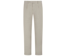 Chino mit Stretchanteil, Slim Fit Beige