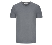 Kiefermann Leichtes T-Shirt aus Leinen mit V-Ausschnitt