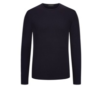 Softes Longsleeve, Viskose-Stretch Marine