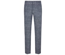 Baukasten-Hose aus Baumwolle mit Stretchanteil Blau