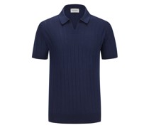 John Smedley Softes Strick-Poloshirt aus Sea Island-Baumwolle, Easy Fit