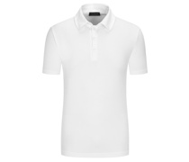 Poloshirt mit Stretchanteil Weiß