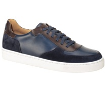 Ledersneaker Blau