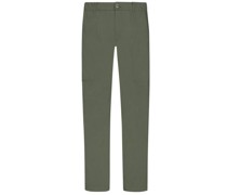 Superleichte Chino mit Stretchanteil Oliv