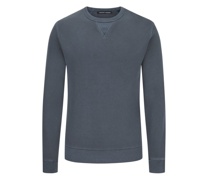 Trusted Handwork, French Terry Sweatshirt aus Pima-Baumwolle, O-Neck