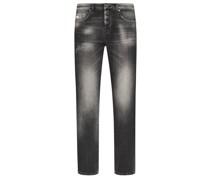 Distressed Jeans U2 mit Stretchanteil, Slim Fit Anthrazit