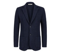 Cardigan aus Schurwolle und Kaschmir Marine