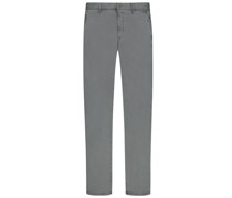 Chino mit Stretchanteil, Slim Fit Anthrazit